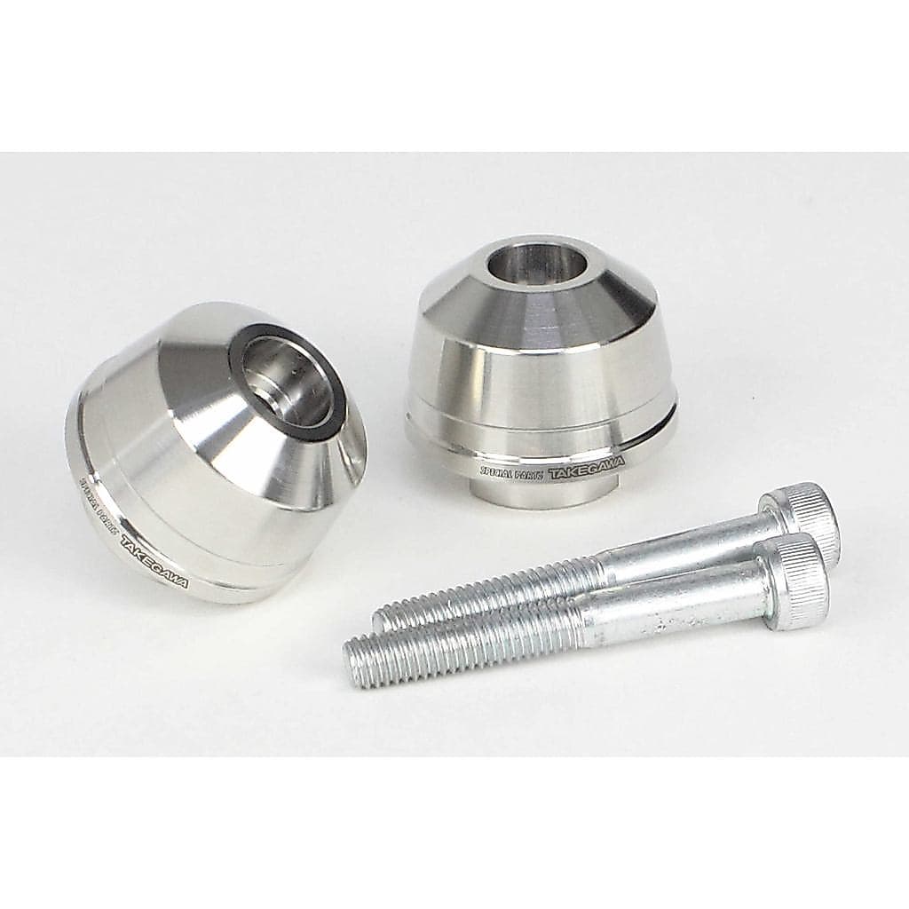 ปลายแฮนด์สแตนเลส (Bar End) SP Takegawa 2 ชิ้น สำหรับ Honda Monkey125/GROM (06-01-0195) | SP Takegawa Stainless Steel Bar End, 2-Piece, for Honda Monkey 125 / GROM, 06-01-0195