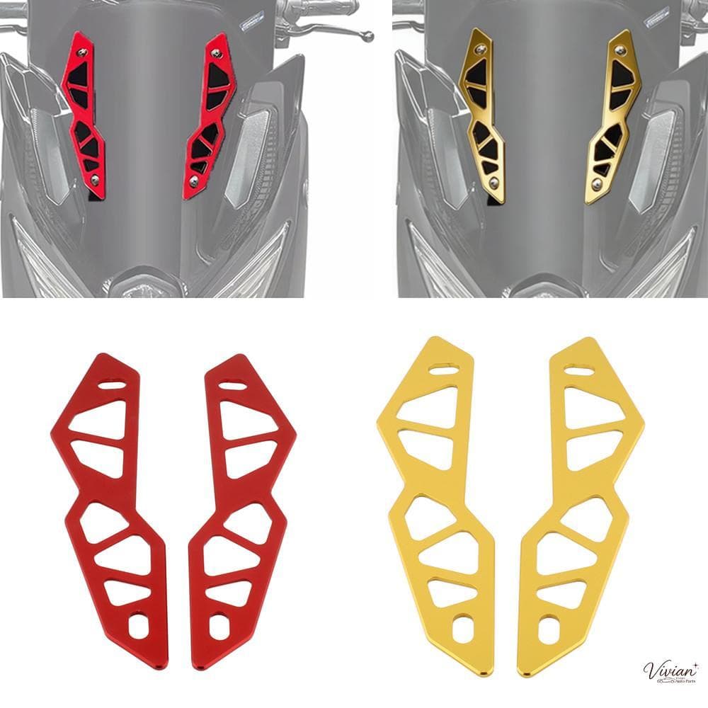 ขายึดกระจกหน้าอลูมิเนียม windscreen Holder Support Bracket Kits สําหรับ YAMAHA NMAX155 NMAX N MAX N-MAX 155 2025-2026【5