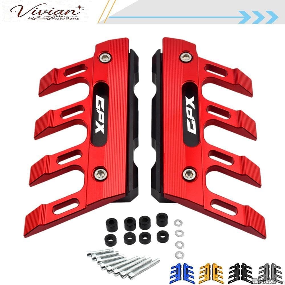 อุปกรณ์เสริมรถจักรยานยนต์สําหรับ GPX Demon GR200R 150GR Demon X 125 Sporty Mudguard ด้านข้างป้องกันบล็อกด้านหน้าส้อม Fen