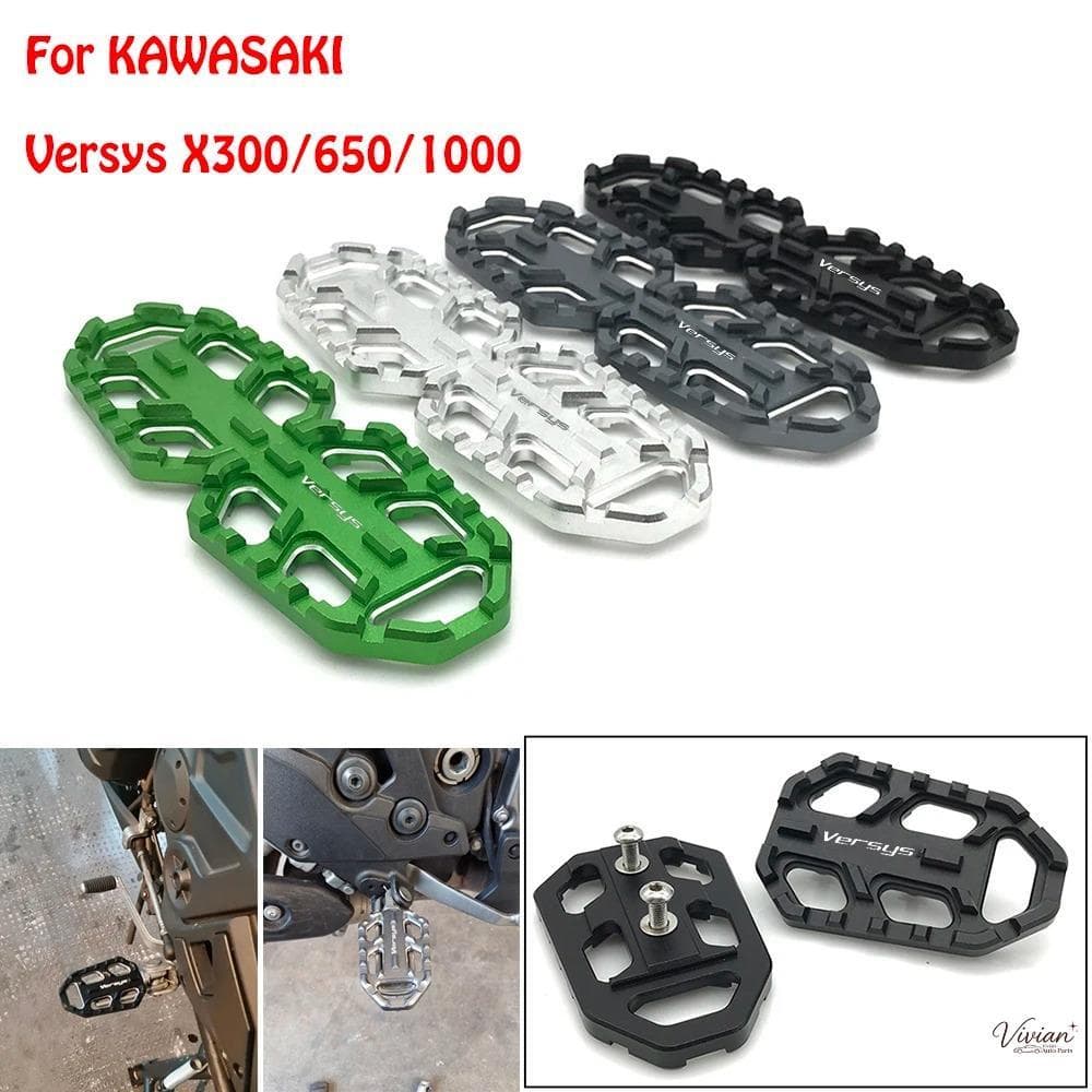 ที่พักเท้ารถจักรยานยนต์ สําหรับ Kawasaki VERSYS650 VERSYS1000 VERSYS X300 650 1000 2015-2019【5