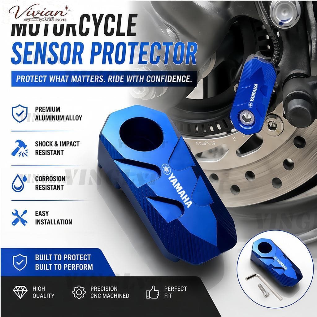 สําหรับ YAMAHA MT-03 MT-07 MT-09 MT-10 CNC อลูมิเนียมอุปกรณ์เสริมรถจักรยานยนต์ ABS Sensor ฝาครอบล้อหน้า ABS Protector เซ