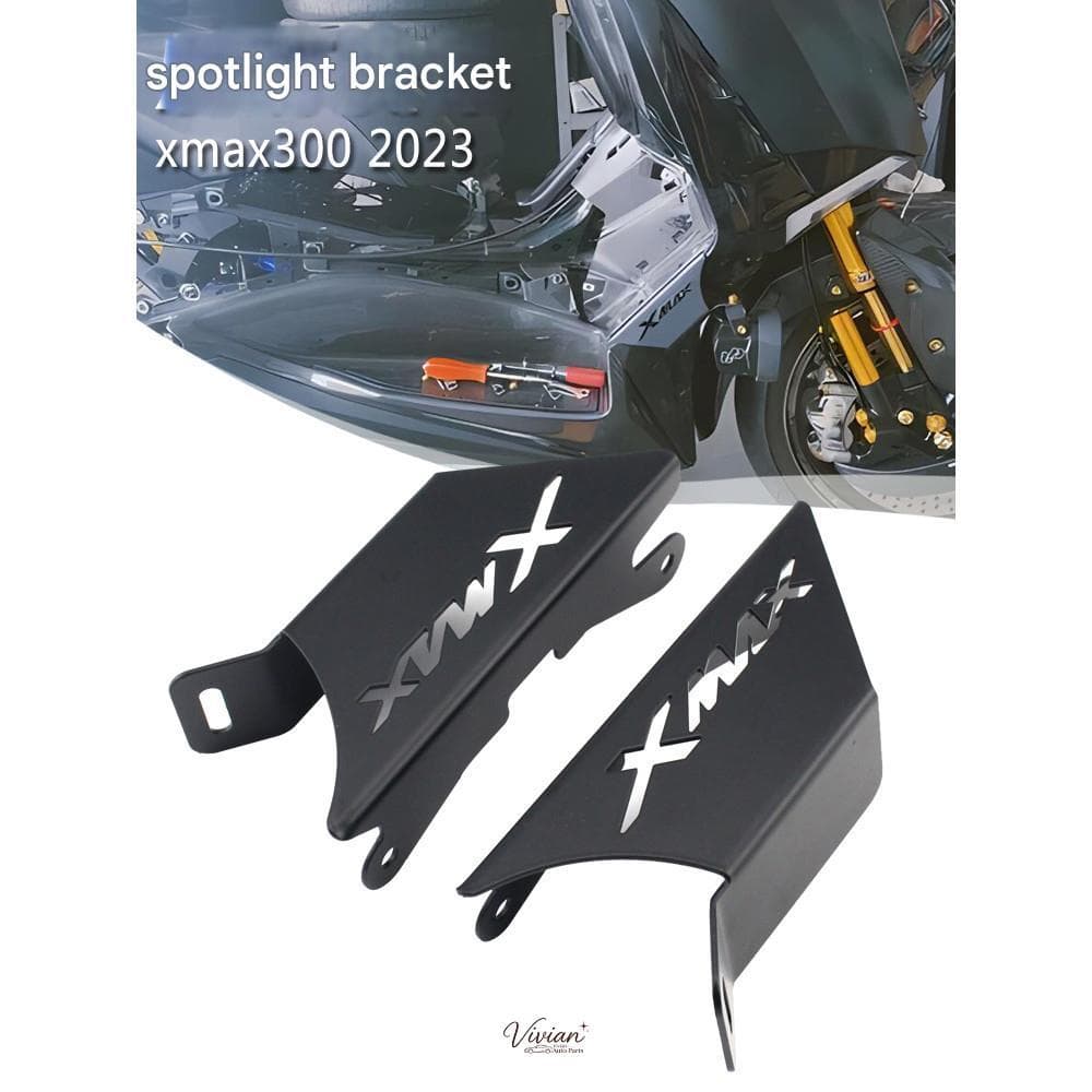 สำหรับ Yamaha XMAX300 X-MAX 300 XMAX 300 X-MAX300 2023 ขายึดสปอตไลท์ ขายึดไฟตัดหมอกแบบสปอร์ต ขายึดไฟตัดหมอก ขาตั้งไฟเสริ