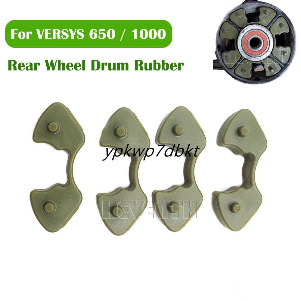 ยางกันชนล้อหลังรถจักรยานยนต์ สําหรับ Kawasaki VERSYS650 VERSYS1000 VERSYS 650 1000 4 ชิ้น
