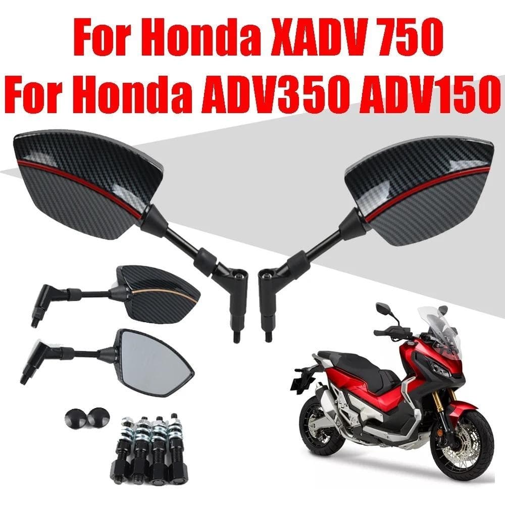 กระจกมองหลัง อุปกรณ์เสริม สําหรับ Honda X-ADV 750 XADV ADV350 ADV150 ADV 150 350 กระจกมองข้างมอเตอร์ไซค์ XADV750