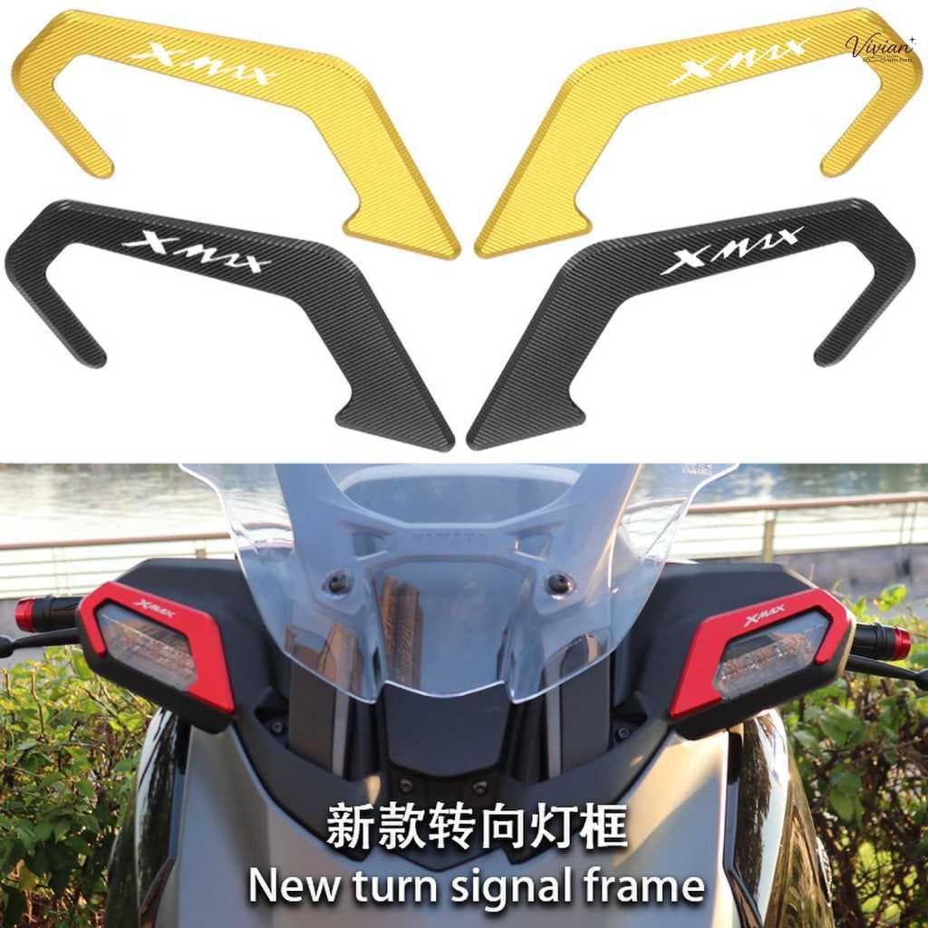 สําหรับ YAMAHA XMAX300 XMAX250 X-MAX XMAX 300 250 2025 2026 อุปกรณ์เสริมรถจักรยานยนต์ไฟเลี้ยวฝาครอบป้องกัน【9