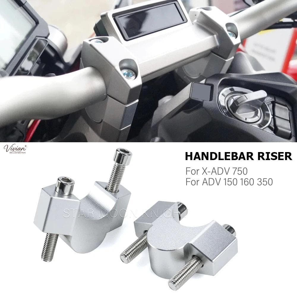 อะแดปเตอร์แคลมป์ยกแฮนด์บาร์ รถจักรยานยนต์ สําหรับ Honda XAdv X ADV 750 Adv750 ADV 150 160 350 Adv150 Adv160 Adv350【16