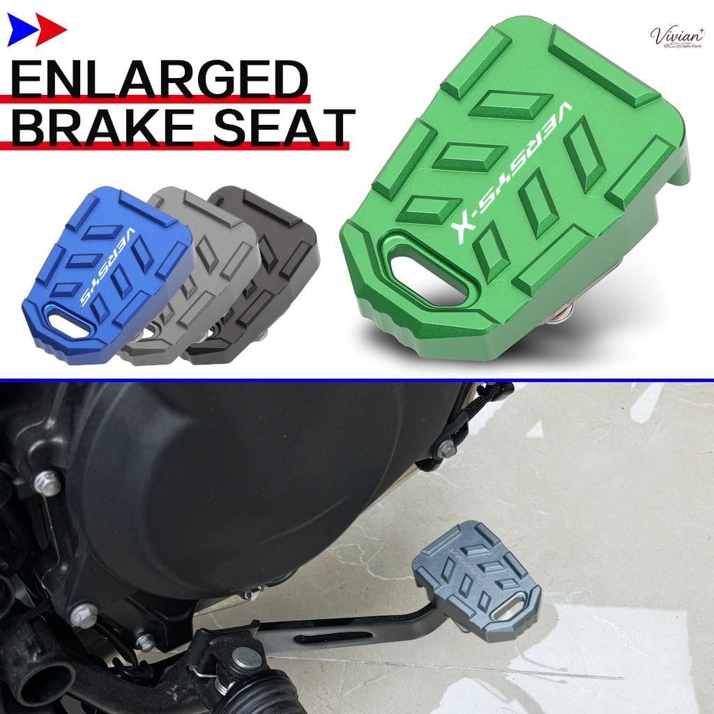 สําหรับ Kawasaki VERSYS1000 VERSYS650 X300 VERSYS-X300 Motoecycle เท้าขยายเหยียบเบรค Footrest Extension Pad เบรคเหยียบ V