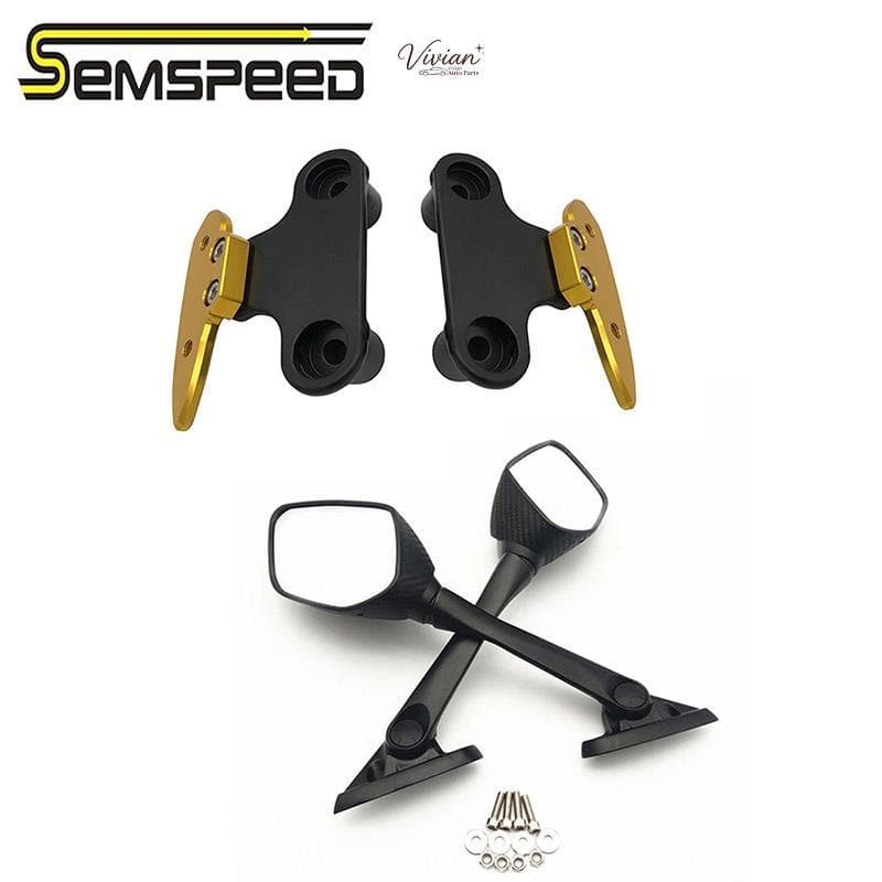CNC กระจกมองหลังรถจักรยานยนต์/กระจกมองหลังสําหรับ Yamaha XMAX300 XMAX400 XMAX125 XMAX250【18