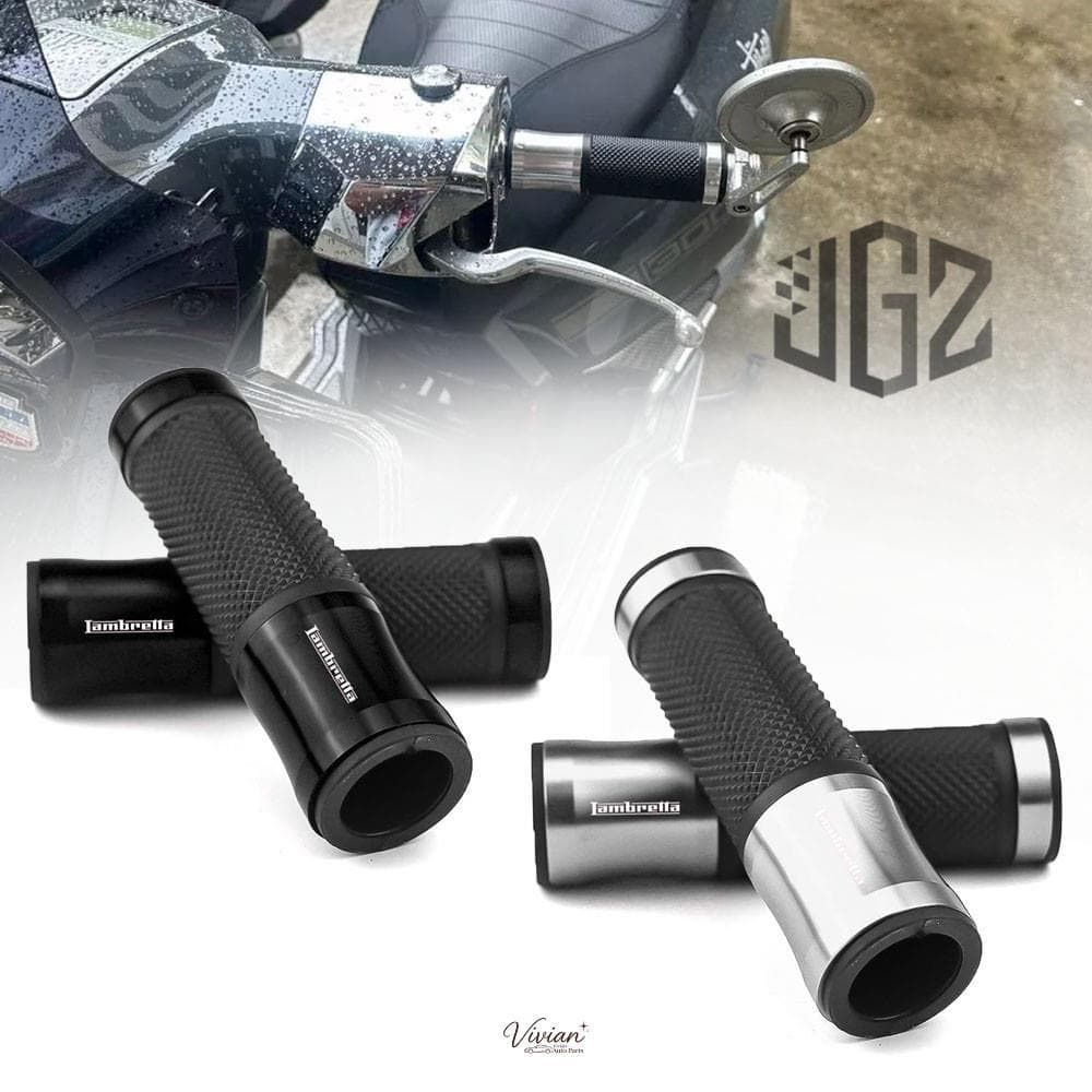 ปลอกแฮนด์มือจับยางเจล แบบไม่ปิดผนึก CNC Lambretta X300 V200 G350 X250【9