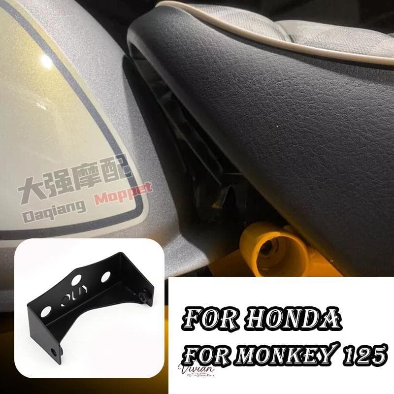 สำหรับ Honda MONKEY 125 MONKEY125 2018 2019 2020 2021 2022 2023 2024 อุปกรณ์เสริมรถจักรยานยนต์เบาะนั่งแบบปรับเปลี่ยนลดคว