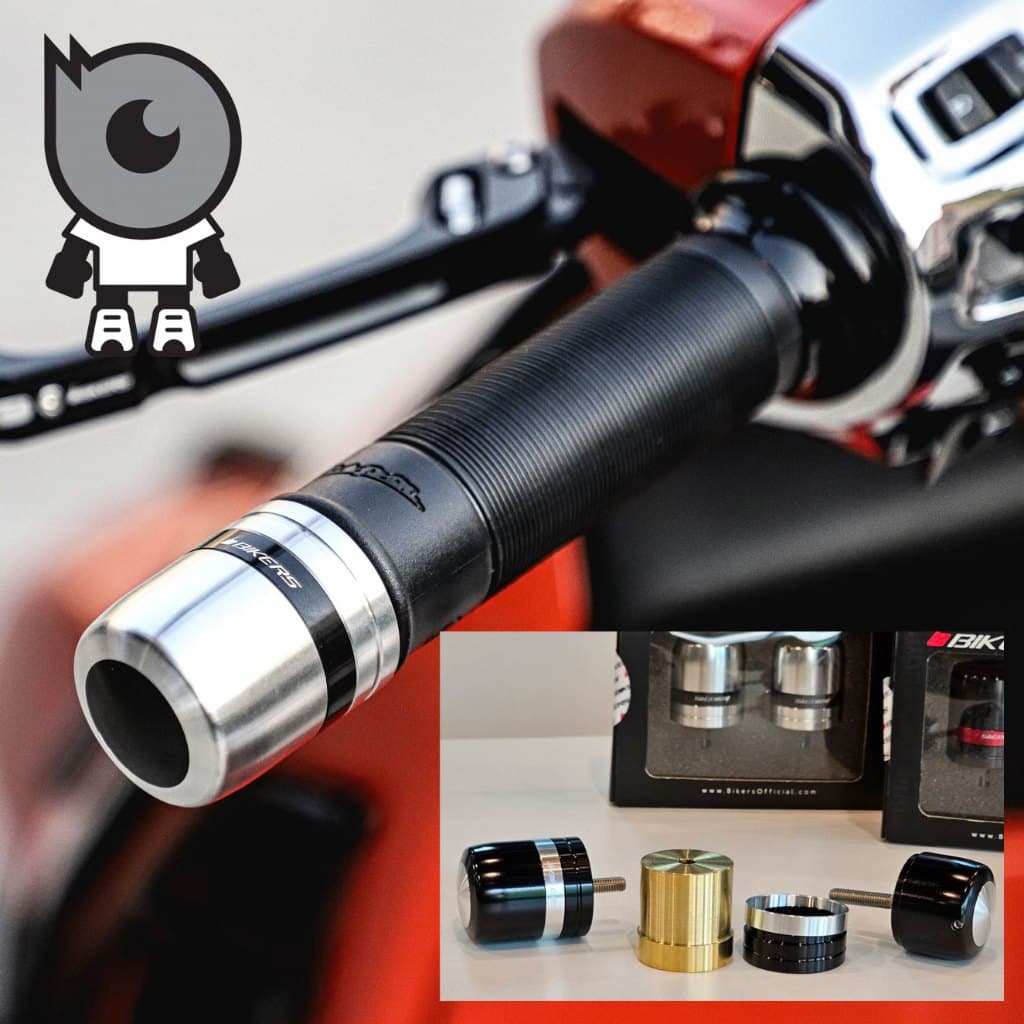 Bikers ตุ้มปลายแฮนด์ใหญ่ สำหรับรถVespa Lambretta G350.