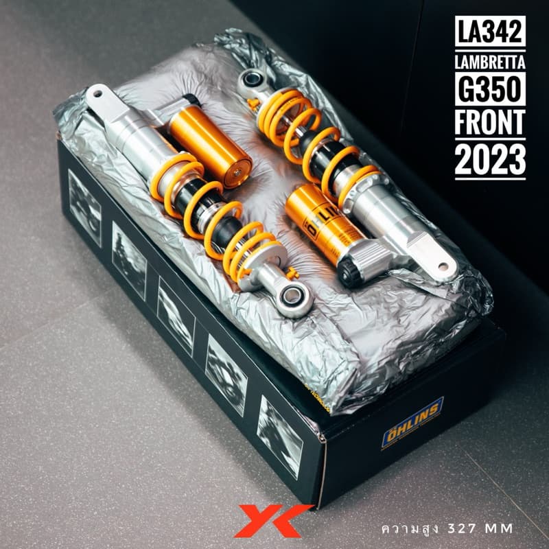 โช๊คOhlins รุ่น Lambretta G350 (Front) LA342 สูง327มิล ของแท้100%