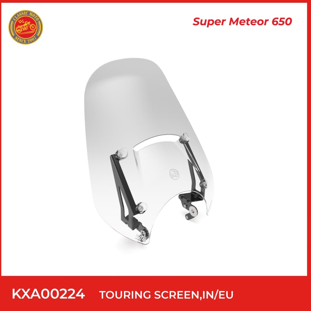 ชิวหน้า สูง แบบใส  Super Meteor 650/Continental GT 650  แท้ศูนย์ Royal Enfield รอยัลเอนฟิลด์