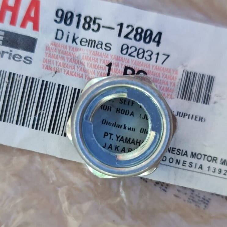 9018512804 น็อตแกนล้อหลัง Spark Finn JUPITER ขนาด m12 แท้ yamaha 90185-12804 -12802 -12046