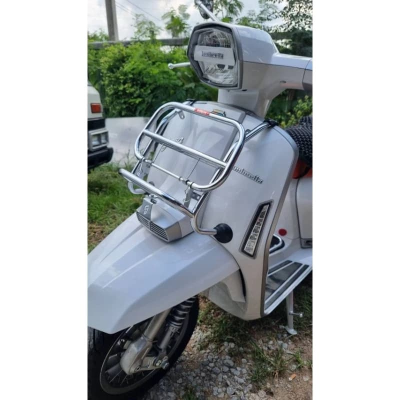 ตะแกรงหน้า Buddy Seat สำหรับ Lambretta G350 (แบบไม่เจาะ)