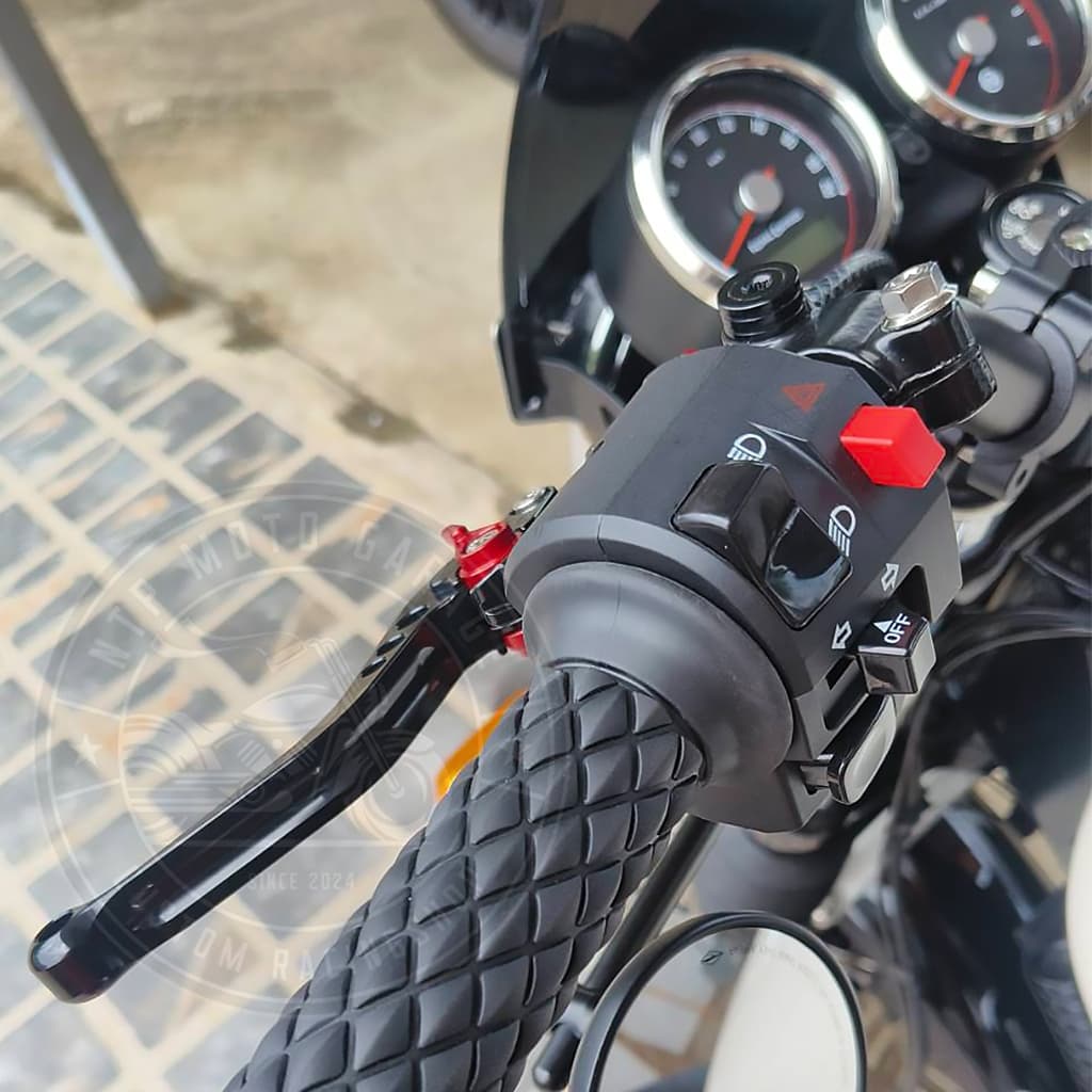Handlebar Horn สำหรับแฮนบาร์ 22 mm รถจักรยานยนต์ Royal Enfield Interceptor650 GT650 INT650