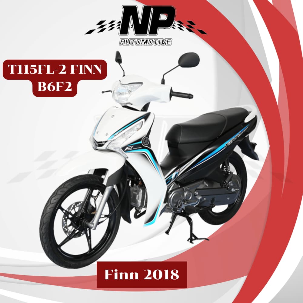 ของแท้ YAMAHA ชุดสี แฟริ่ง กาบ สีขาว yamaha finn ยามาฮ่า ฟิน ของแท้ YAMAHA ปี 2018 กดเลือกชิ้น