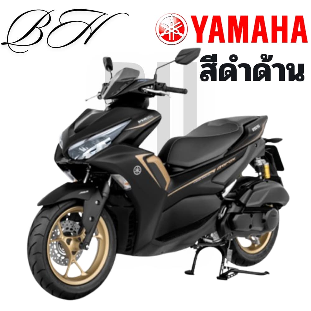 ชุดสี แฟริ่ง เฟรม GDR155-A AEROX BBR สีดำด้าน YAMAHA AEROX 155 2021 ของแท้ YAMAHA