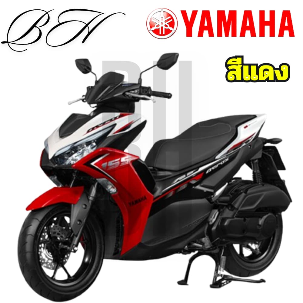 ชุดสี แฟริ่ง เฟรม GDR155-A AEROX BBR สีแดง YAMAHA AEROX 155 2023 ของแท้ YAMAHA