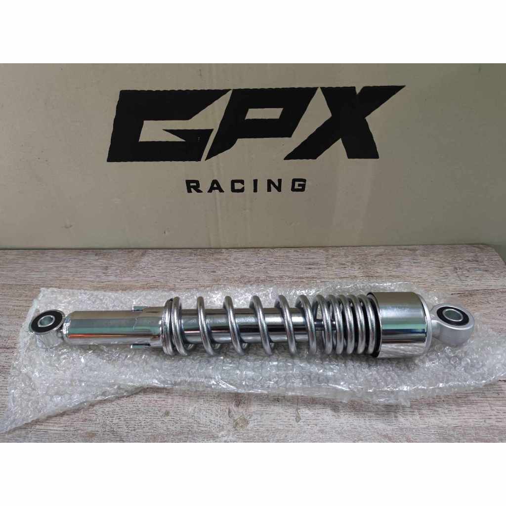 โช้คหลัง โครเมี่ยม GPX Rock 110 สินค้าใหม่ ของแท้ศูนย์ครับ ( ราคาต่อ 1 ข้าง )