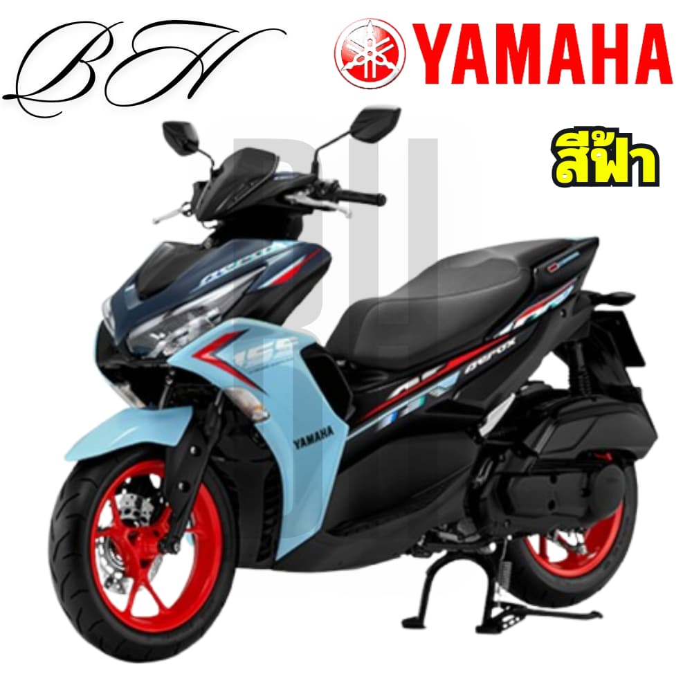 ชุดสี แฟริ่ง เฟรม GDR155-A AEROX BBR สีฟ้า YAMAHA AEROX 155 2024 ของแท้ YAMAHA