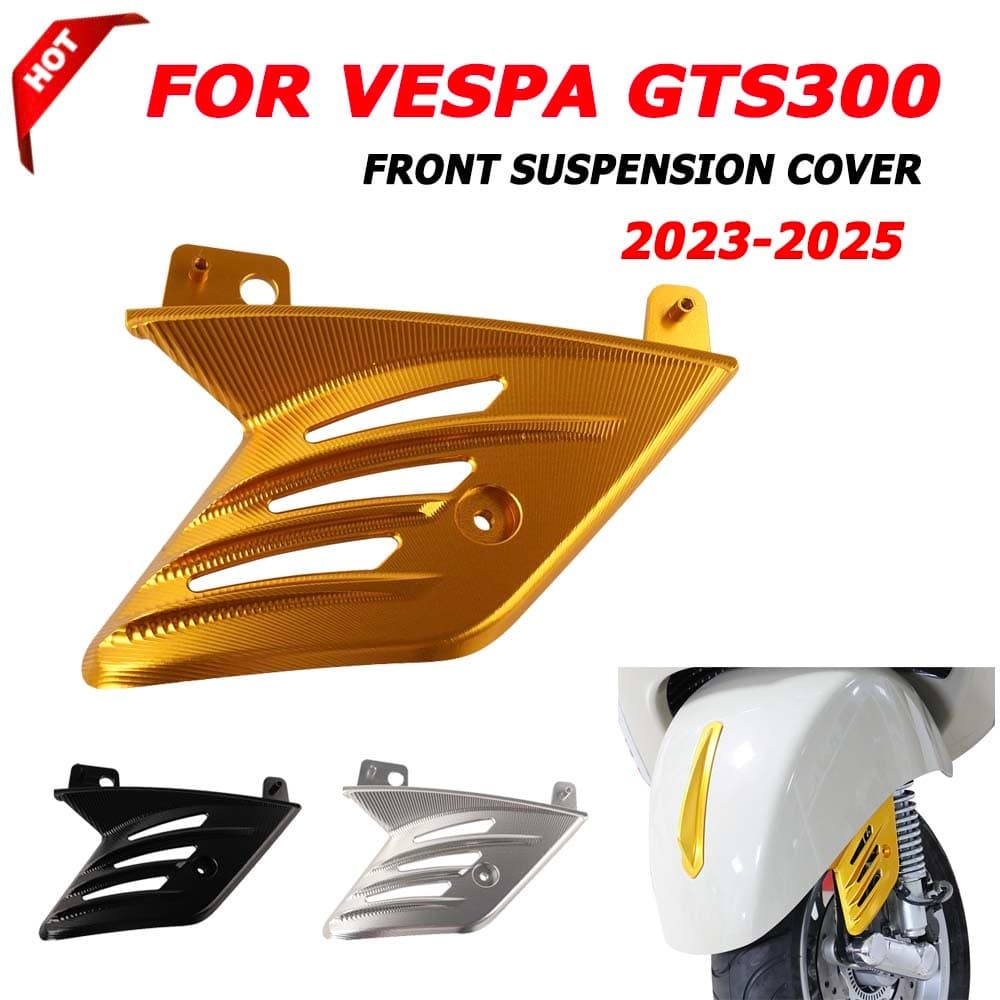 ครอบบังโคลนหน้า ครอบป้องกันโช๊คหน้า สำหรับ Vespa GTS300 GTS250 GTS 300 250 2023-2025 อะไหล่มอเตอร์ไซค์