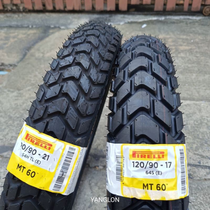 ยาง Pirelli MT60 ใส่ Royal Enfield Himalayan 450 , Honda CRF 300 | ขนาด 90/90-21 120/90-17 120/80-18