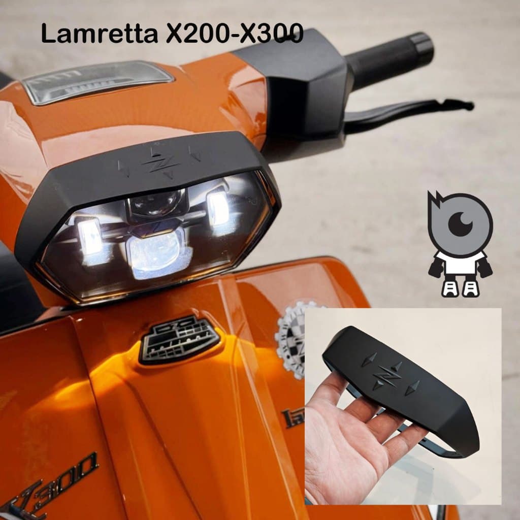 Zelioni แก๊ปครอบไฟหน้า สำหรับ Lambretta X200-X300