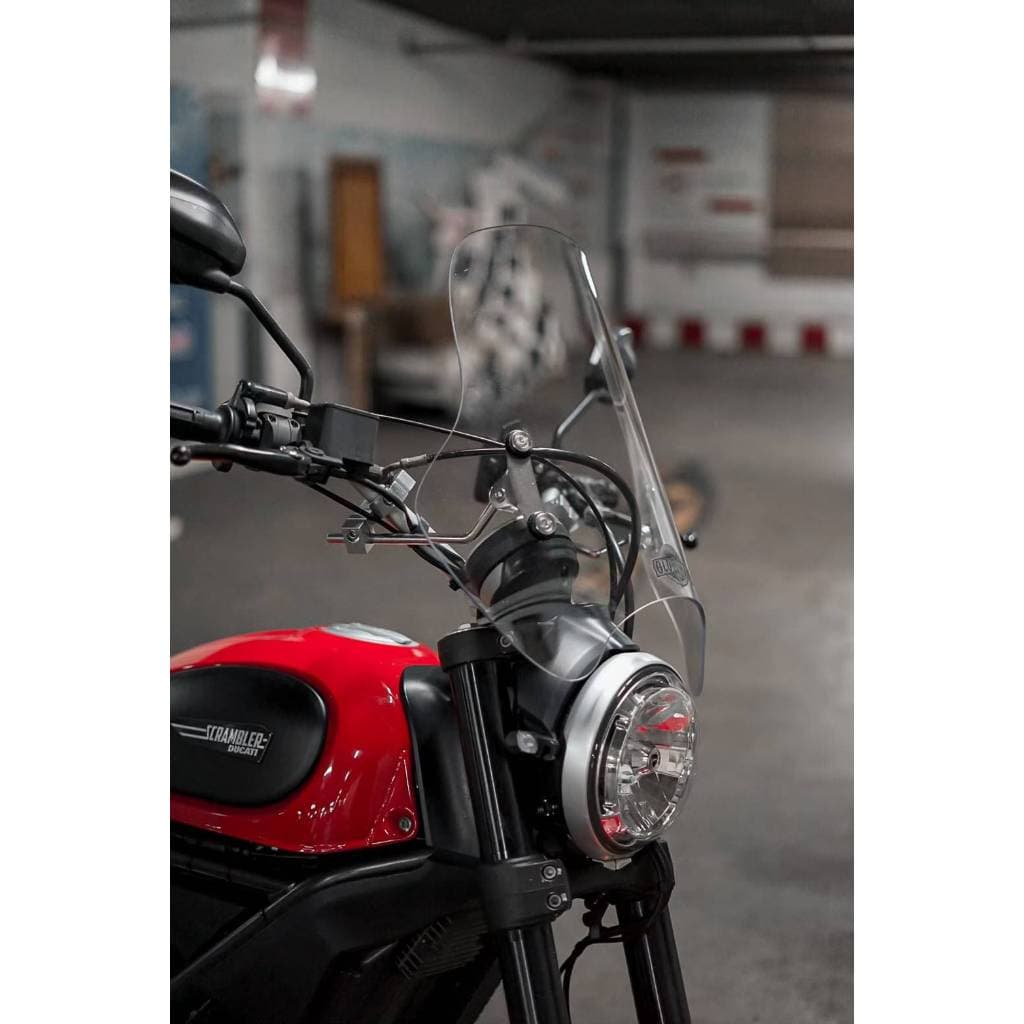 ชิวมอเตอร์ไซส์  แบรนด์ Oldman​ แท้ 100% ชิวทรงสูง ชิวรถทัวริ่ง ชิวบังลมDucati Scrambler 400 800 1100