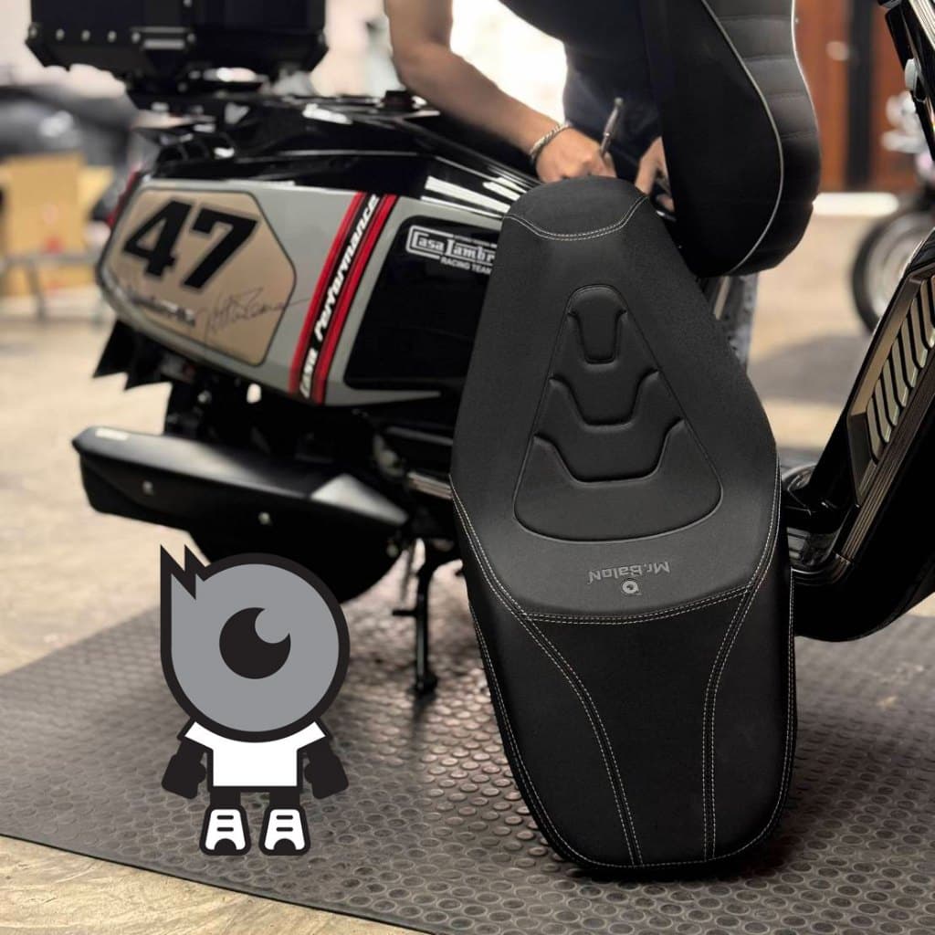Mr.Balon เบาะแต่งMr.balon ลายMark2 สำหรับ VESPA และ Lambretta X300