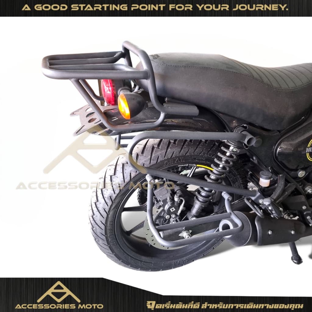 แร็คท้าย ตะแกรงท้าย สำหรับ Royal Enfield Hunter 350 / Rear Rack