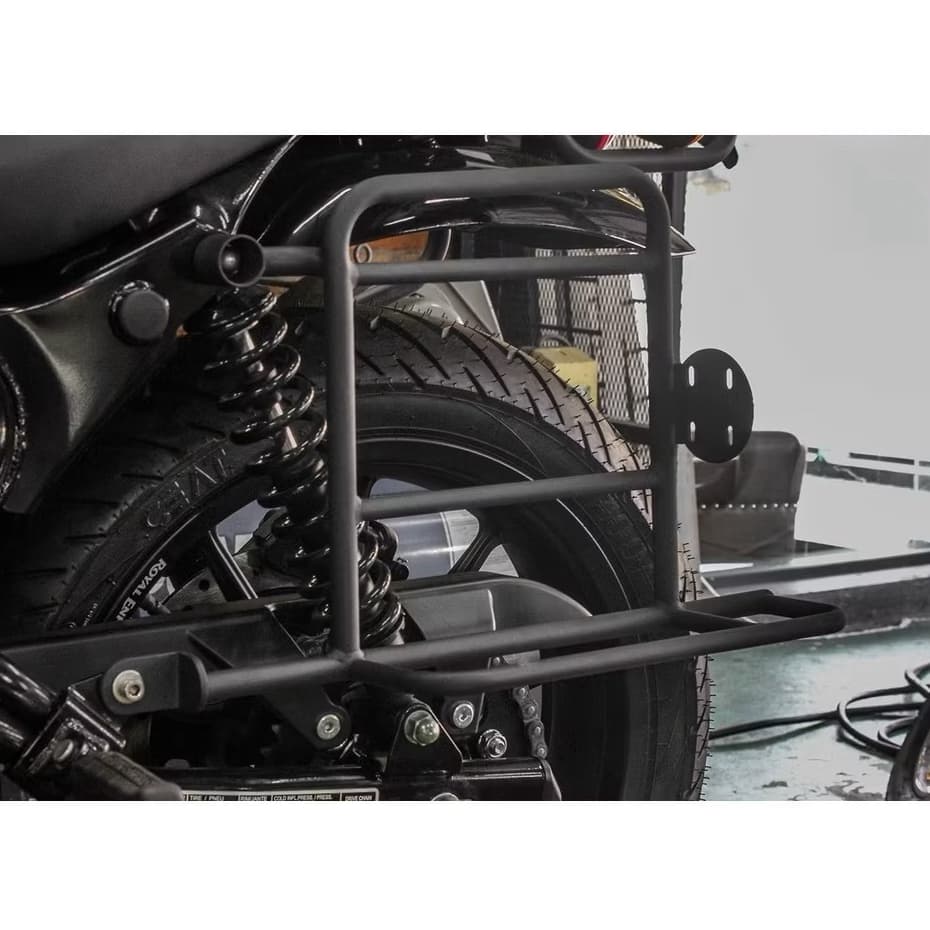 แร็คกระเป๋า 2IN1 (ข้างซ้าย) (สำหรับ) Royal Enfield Hunter 350 ***ใส่กระเป๋าและถังน้ำมันได้พร้อมกัน*** / Side Rack