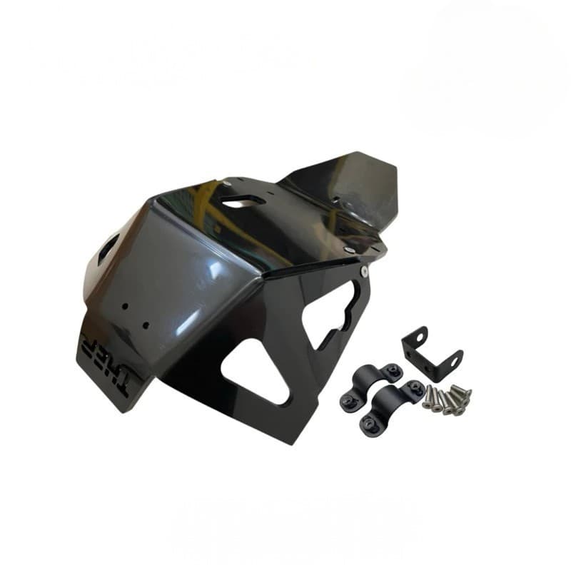 การ์ดแคร้ง Ver.1 (THEP Motor) สำหรับ Kawasaki KLX 125, KLX 140, KLX 150 (งานพลาสติก PE) หนา 8 มิลลิเมตร / Engine Guard