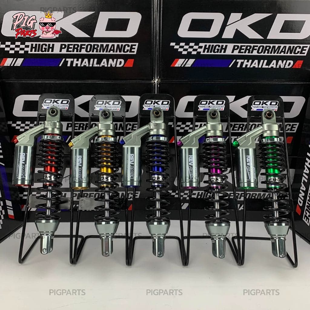 โช๊คหลังOKDรุ่น Rev Junior PCX160/150/dz2/pcx2026(ปาดบังโคลนหลัง ได้ทั้งABSและSTD)pigparts/pcx/RoadSync