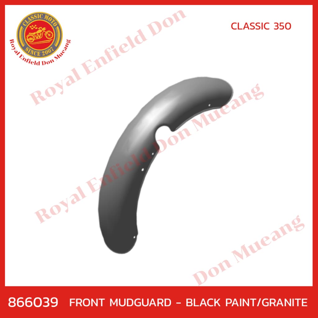 บังโคลนหน้าสีดำ Classic 350 แท้ศูนย์ Royal Enfield (รอยัลเอนฟิลด์)