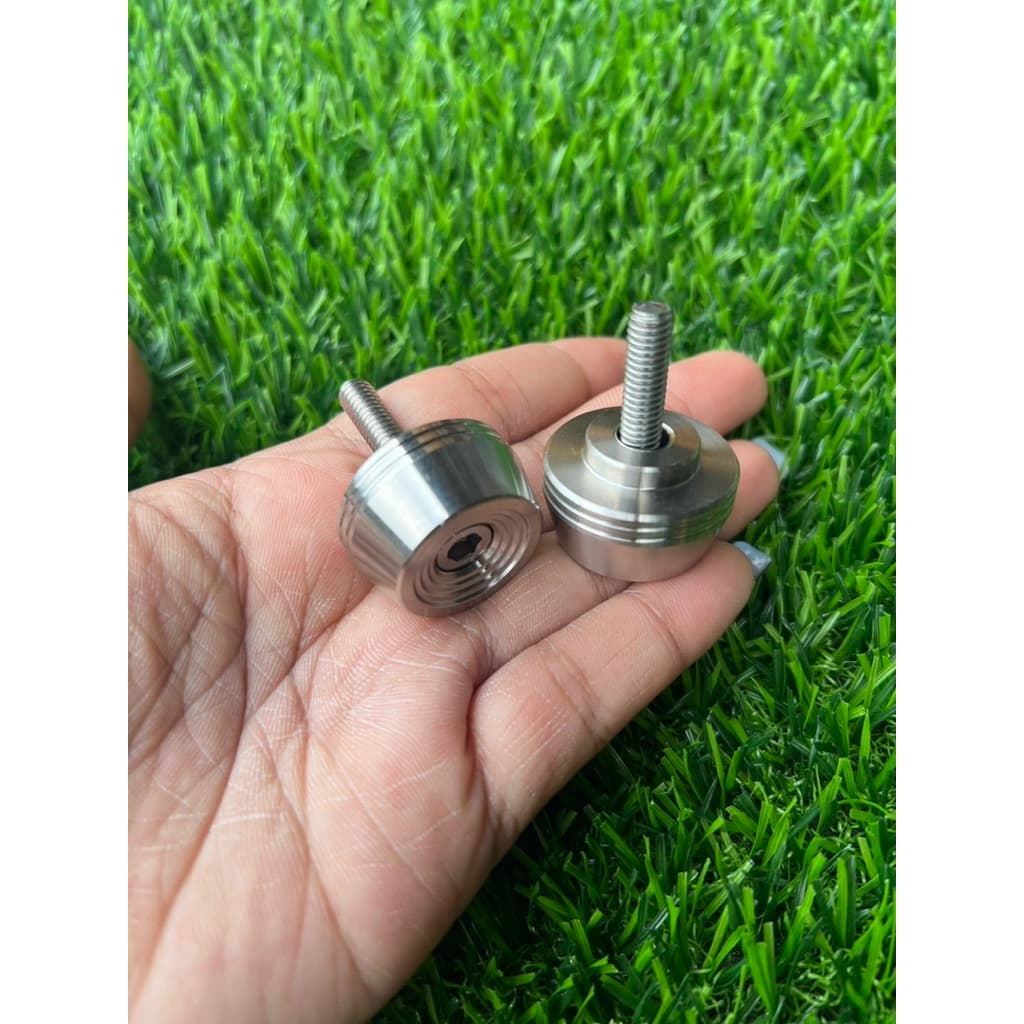ตุ้มปลายแฮนด์ จี้ลาย สแตนเลส Forza ทุกปี Pcx Honda Lead สำหรับรถ Honda ปลายแฮนแต่ง zoomerx พีซีเอ็ก สแตนเลสแท้100%