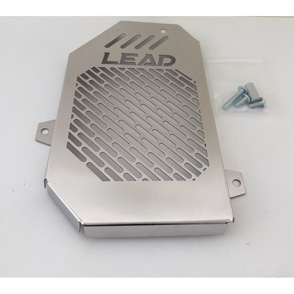 การ์ดหม้อน้ำสแตนเลส พร้อมน๊อต PCX160/LEAD125/GIORNO
