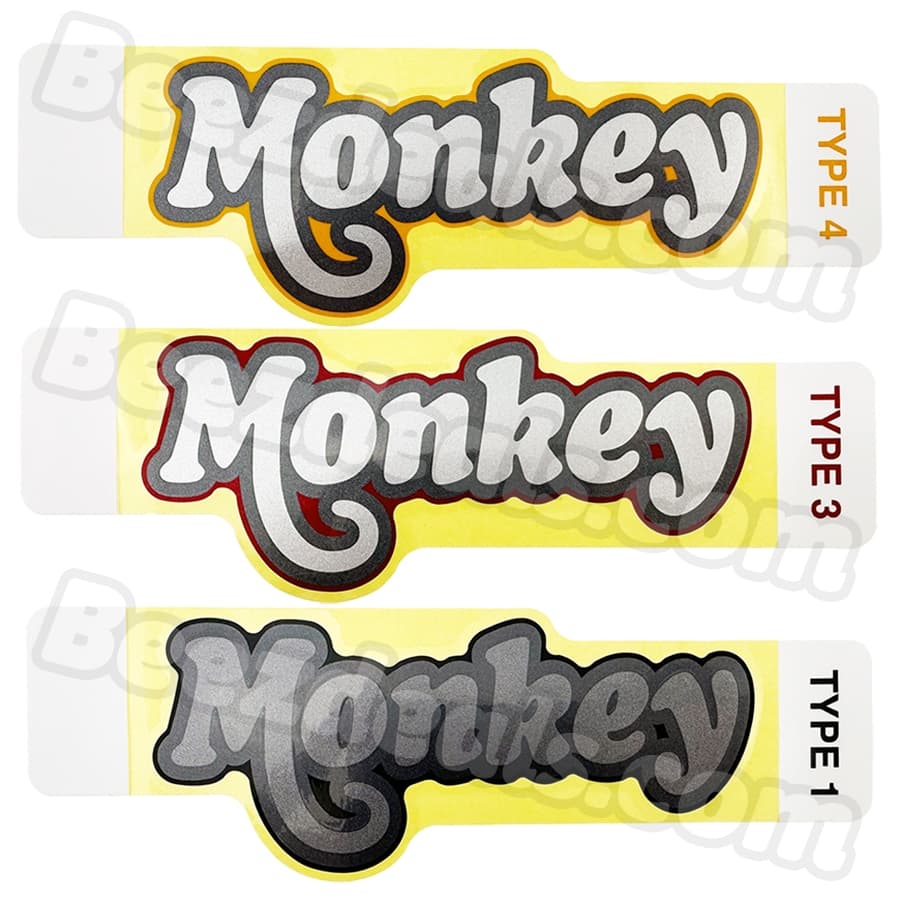 สติกเกอร์ โลโก้ MONKEY (สินค้าแท้จากศูนย์) Honda Monkey 125 (2021-2023)