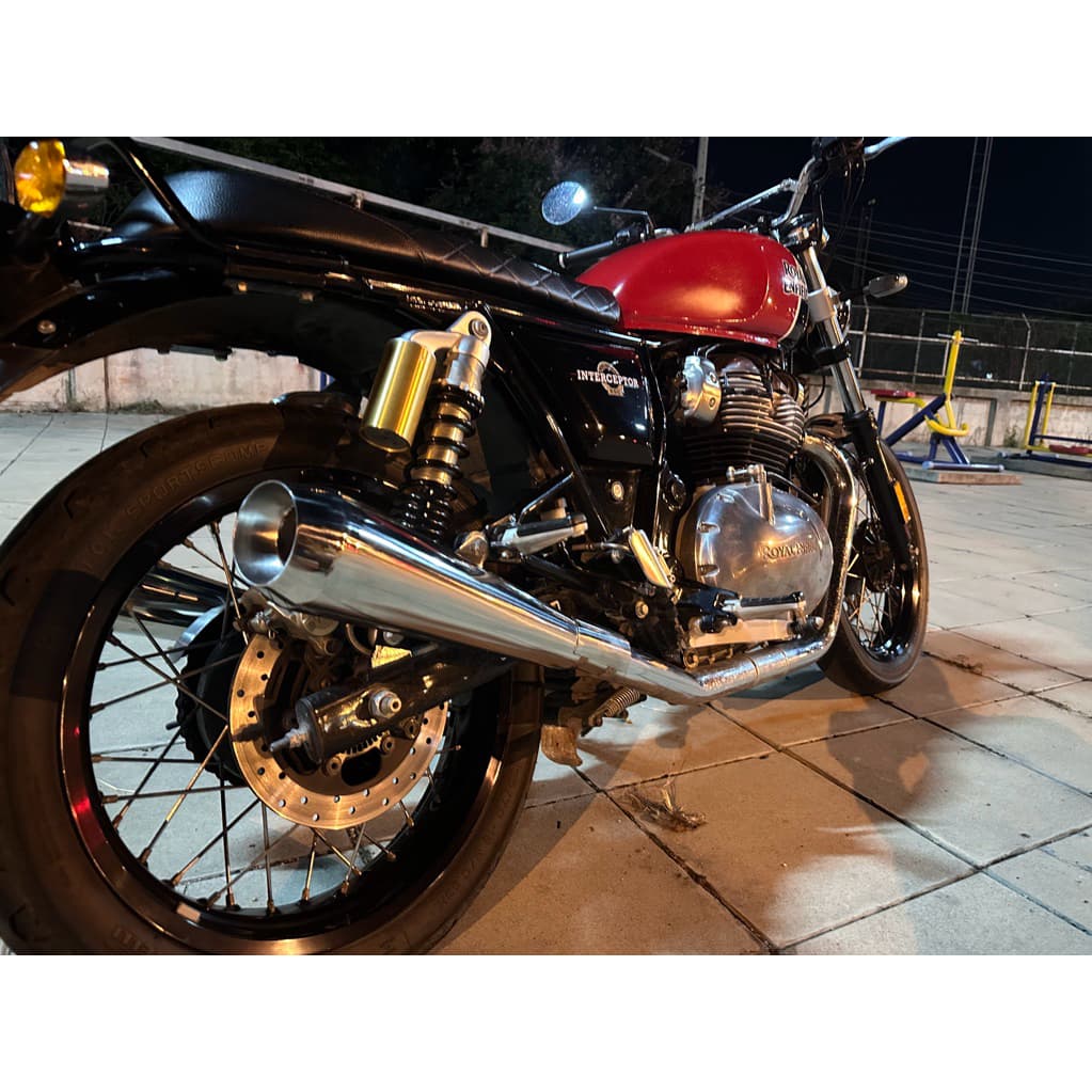 ท่อ Shock wave ใส่ Royal Enfield Interceptor 650 Royal Enfield Continental GT 650