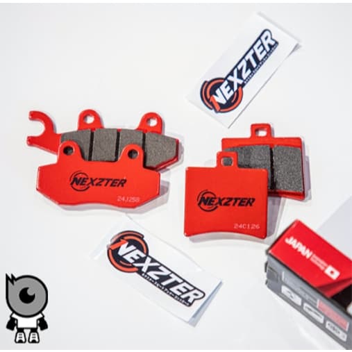NEXZTER ผ้าเบรกหน้าหลัง ของแท้ สำหรับรุ่น LAMBRETTA X200,X300