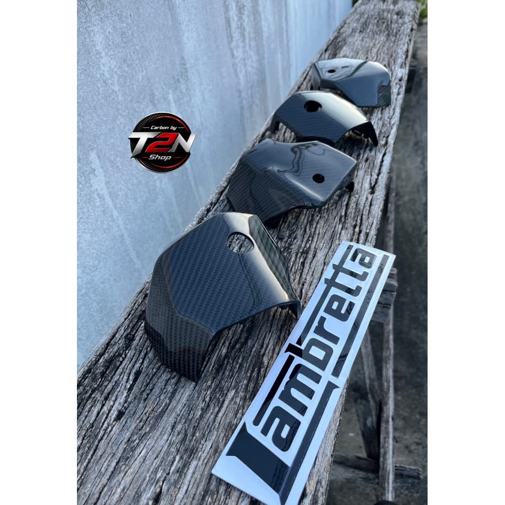 ชุดปะกับแฮนด์ Carbonแท้ Lambretta X200,X300