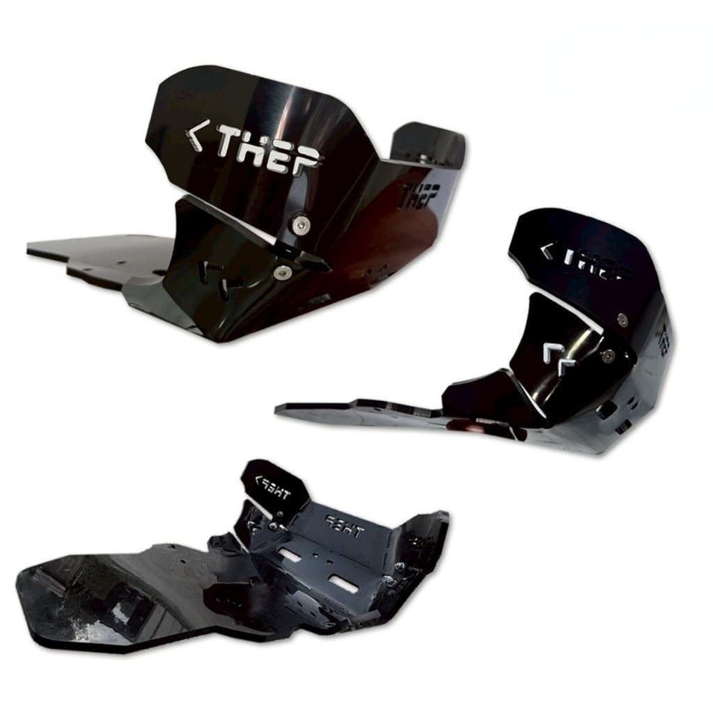 การ์ดแคร้ง THEP Motor สำหรับ Kawasaki KLX 125, KLX 140, KLX 150 (งานพลาสติก PE) หนา 8 มิลลิเมตร / Engine Guard