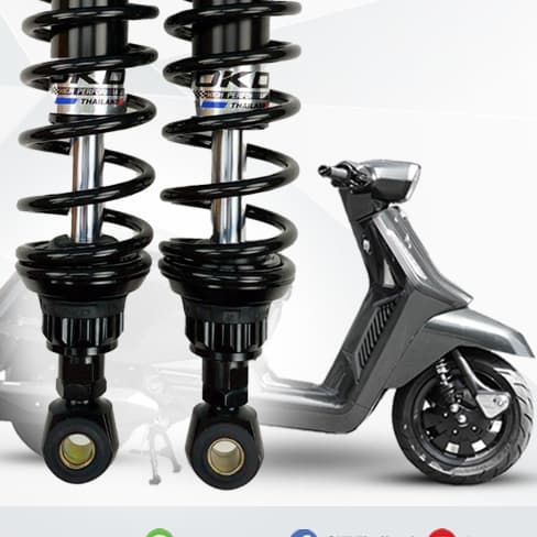 โช๊คหน้าใส่ Lambretta X300 รุ่น AdvancePlus โช๊คOKD