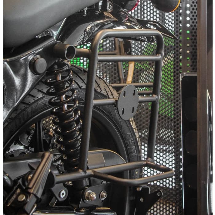 แร็คกระเป๋า (ข้างซ้าย) (สำหรับ) Royal Enfield Hunter 350 ***สลับใส่กระเป๋าหรือถังน้ำมันสำรอง*** / Side Rack