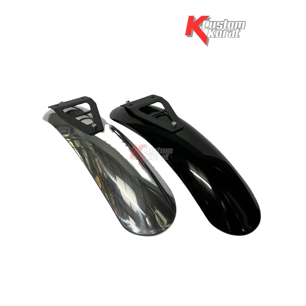 บังโคลนหน้ายก อะลูมิเนียม ขายึดตัดเลเซอร์ ตรงรุ่นใส่ Royal Enfield Bear650 & Interceptor 650