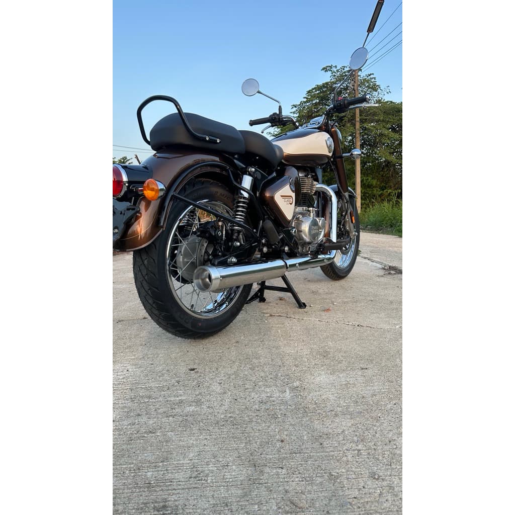 Titan Roar Exhaust สำหรับ Royal Enfield Bullet 350 | Classic 350 | Meteor 350 | Goan Classic 350 | Hunter 350