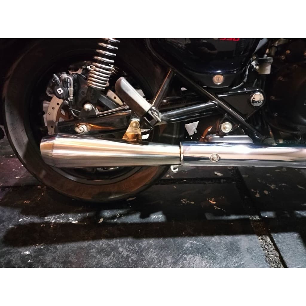 ท่อ Shock wave ใส่ Royal Enfield Meteor 350