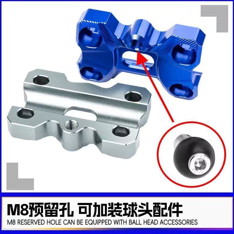 เข้ากันได้กับแฮนด์จับแบบดรอปเปอร์ของ Honda PCX160/150 แฮนด์จับปรับระดับความสูงได้ และอุปกรณ์เสริมสำหรับคันเกียร์ถอยหลัง