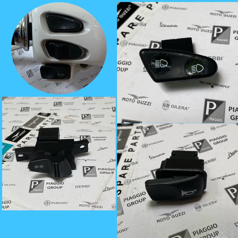 สวิตซ์ไฟเลี้ยว แตร สําหรับ Vespa Lx, Vespa LT, Vespa ET, Vespa S