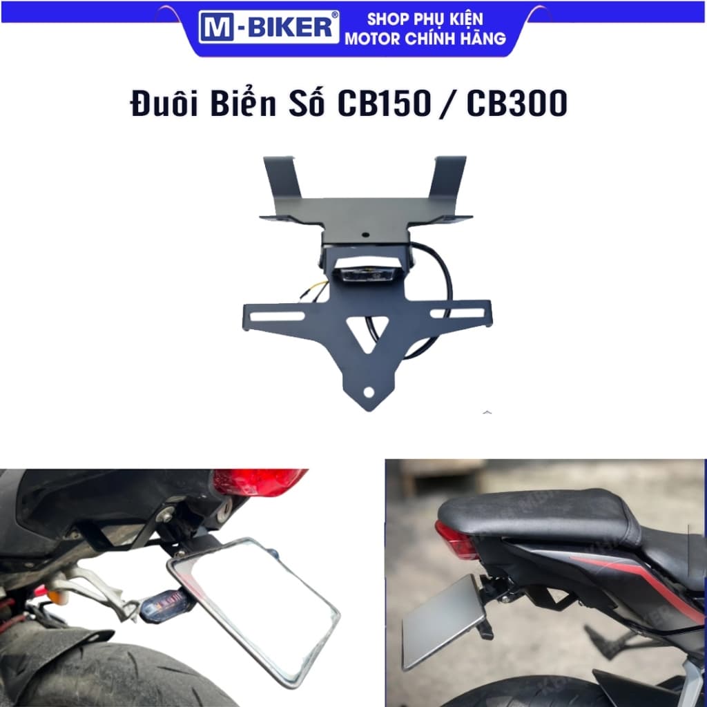 ไฟท้ายป้ายทะเบียน CB150R CB300R, ไฟท้ายป้ายทะเบียน CB150R CB300R, ป้ายทะเบียน Pat Honda CB150R CB300R ติดตั้งด้วยสังกะสี